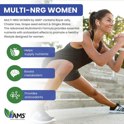 America Medic & Science Women's Multivitamin Multi-NRG - 45 Coated Caplets