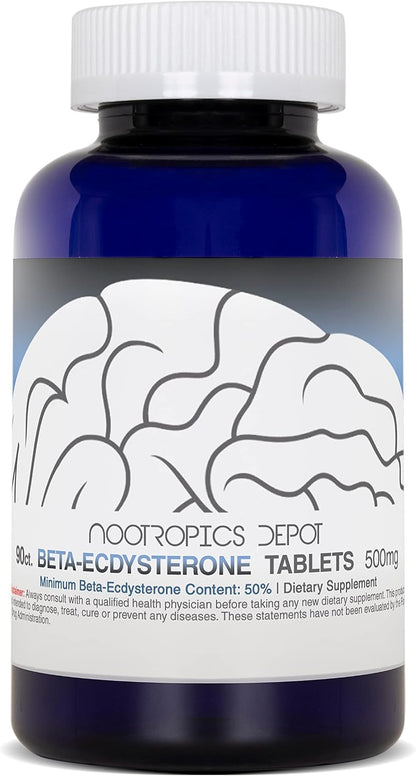 Beta Ecdysterone 50% Capsules – 500 mg | Nootropics Depot