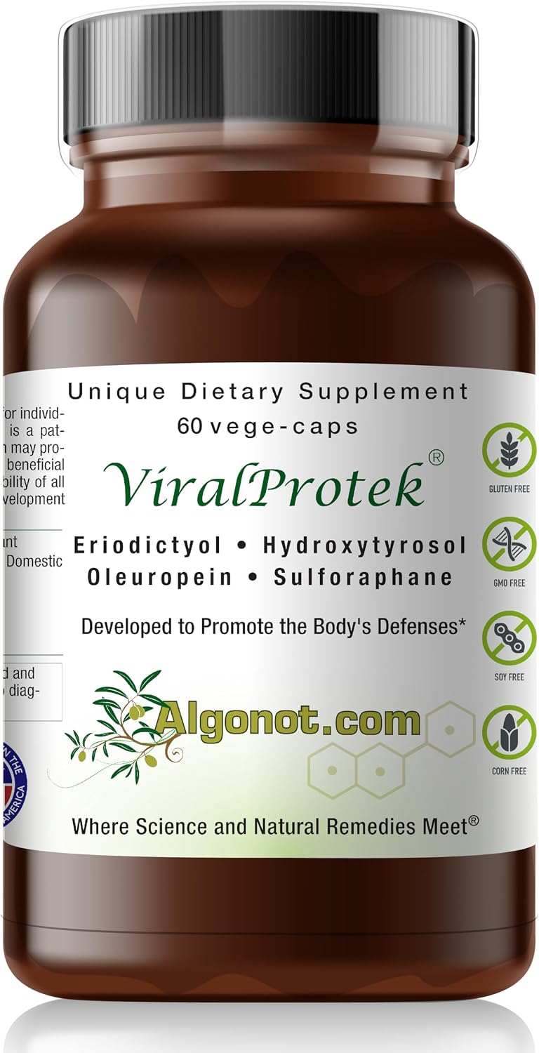 Algonot ViralProtek® Vegan Food Supplement 60 Capsules, Immune Support - görsel 1