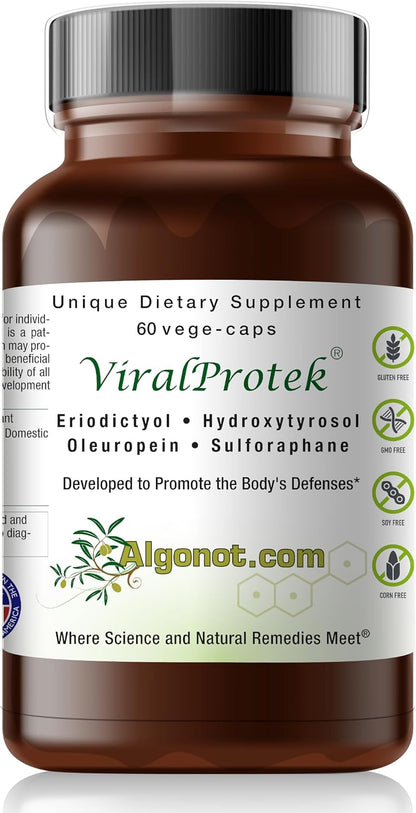 Algonot ViralProtek® Vegan Food Supplement 60 Capsules, Immune Support