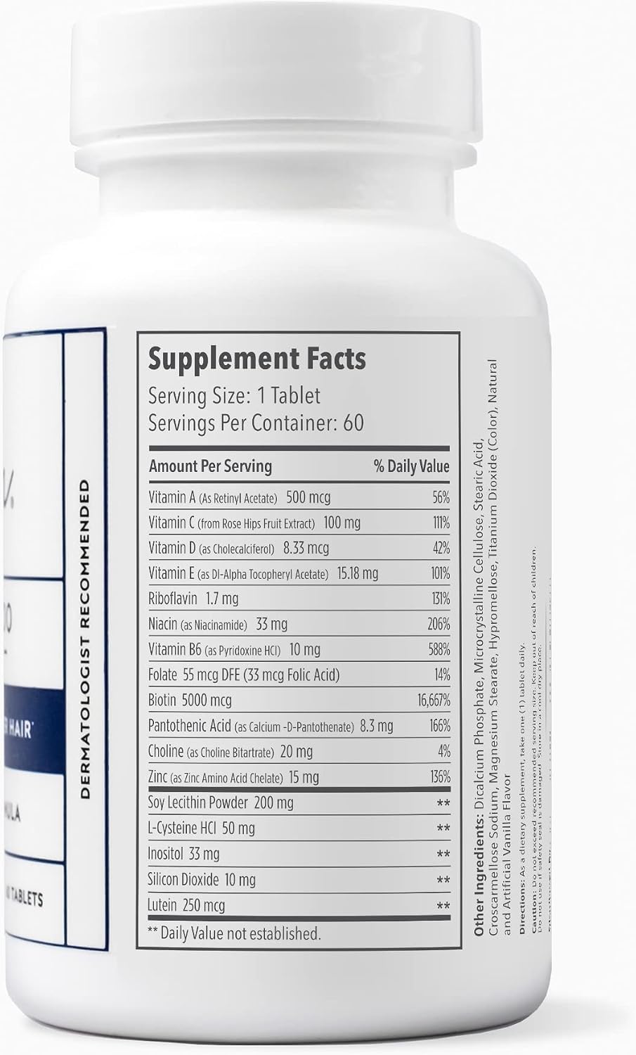 Matrix 5000 Complete Multivitamin – Hair, Skin & Nail Support with 5000mcg Biotin - görsel 6