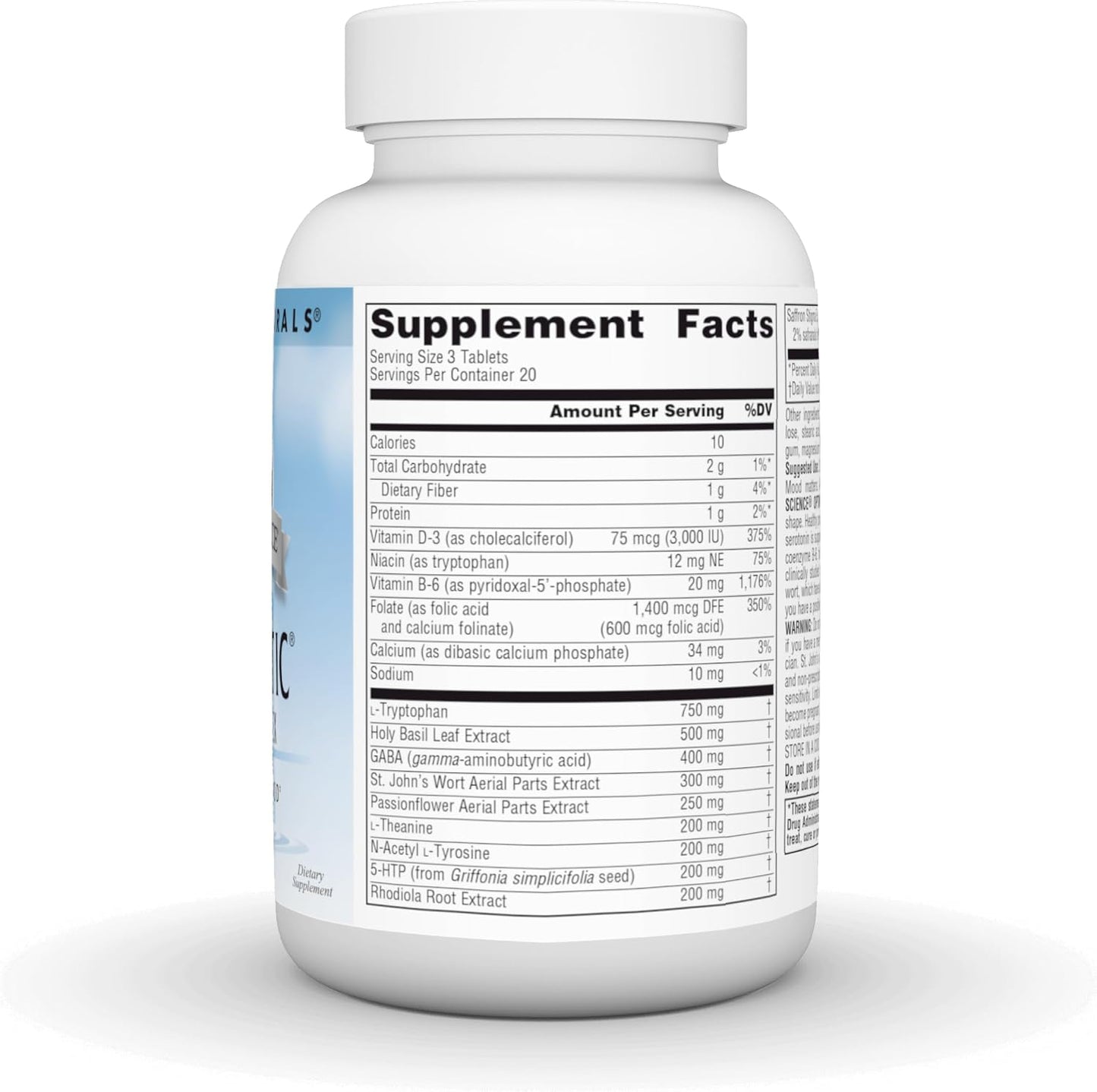 Source Naturals Serene Science Optimistic Saffron Complex - 60 Tablets - görsel 2