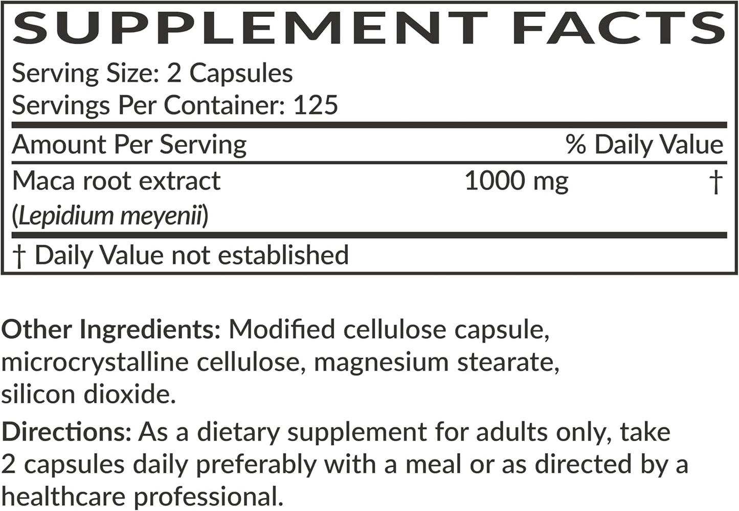 Futurebiotics Maca Root Extra Strength – Supports Energy, Stamina & Reproductive Health, Non-GM, 250 Vegetarian Capsules - görsel 8