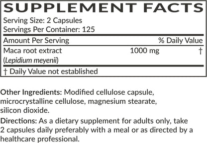 Futurebiotics Maca Root Extra Strength – Supports Energy, Stamina & Reproductive Health, Non-GM, 250 Vegetarian Capsules