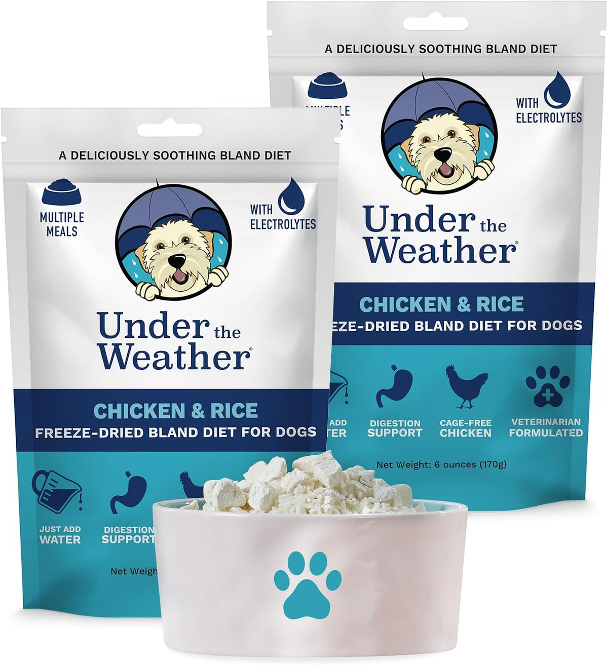 Under the Weather Bland Diet for Dogs - 6 Pack (Multi-flavour, 6 oz each) - görsel 6