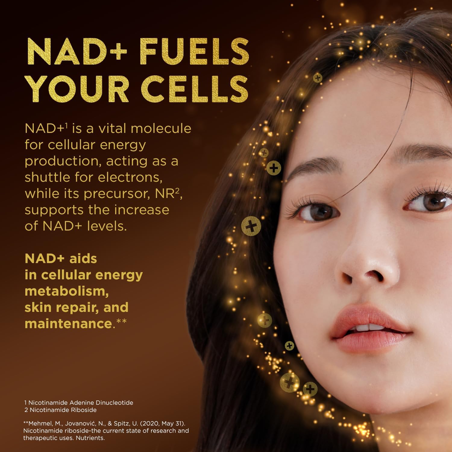 Swisse Plus NAD+ Calm Skin – Clinically Tested NAD+ Supplement for Balanced, Healthy Skin (30 Capsules) - görsel 2