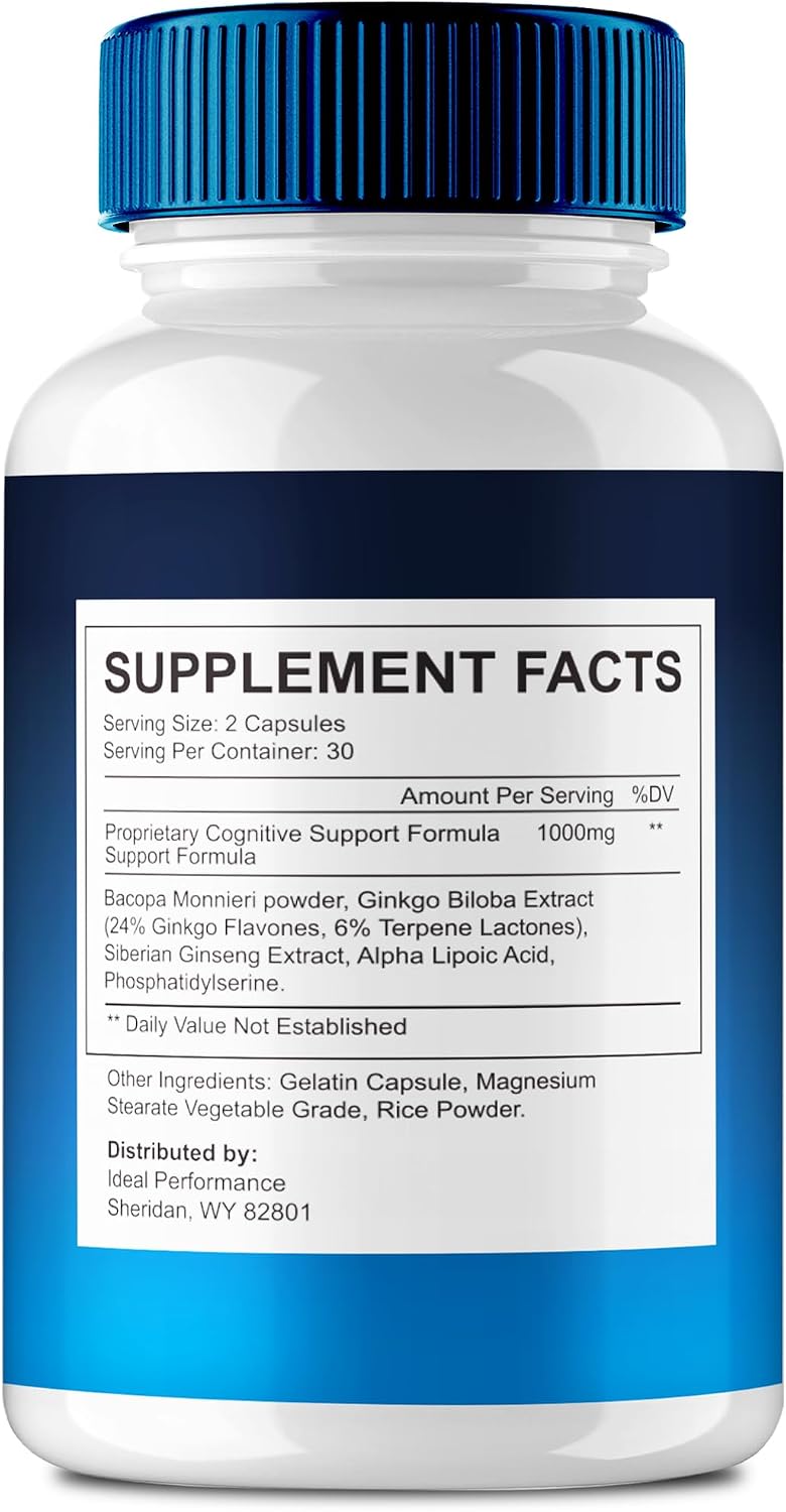 Brain Care Supplements for Memory and Focus Capsules, BrainCare Advanced Formula Nerve Health Support - Maximum Strength Nootropics Brain-Care All-Natural Health Support Pills Reviews (5 Pack) - görsel 2