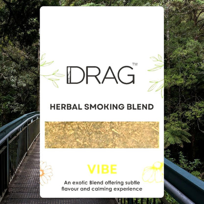 Herbal Smoking Blend - Drag (Blend of Exotic Flowers and Herbs) 10g (Vibe)