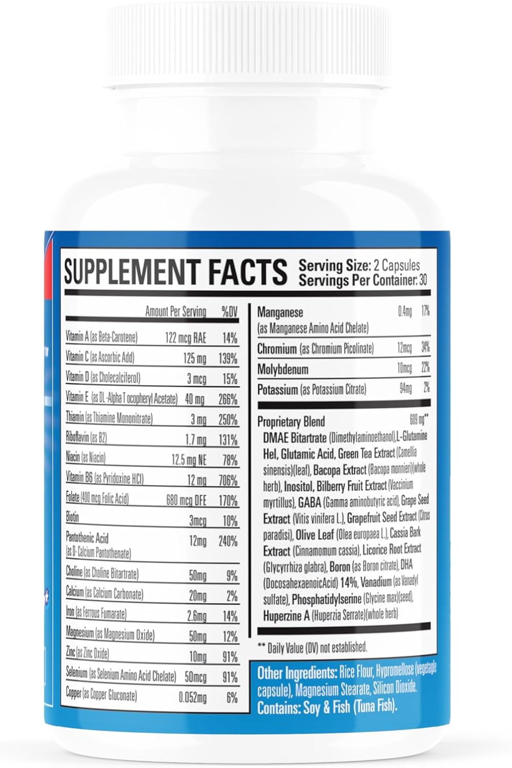 Constant Focus Brain Booster - Natural Herbal Brain Health Supplement for Focus, Memory & Mental Clarity (60 Tablets) - görsel 3