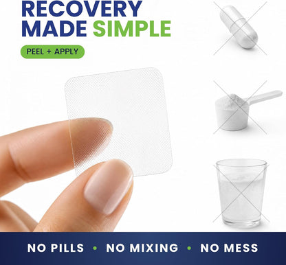 Recovery Patches 42 Pack – Natural Transdermal Patches for Overnight Recovery