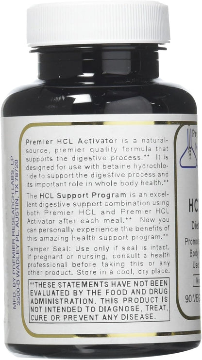 Premier HCL Activator, 90 Capsules