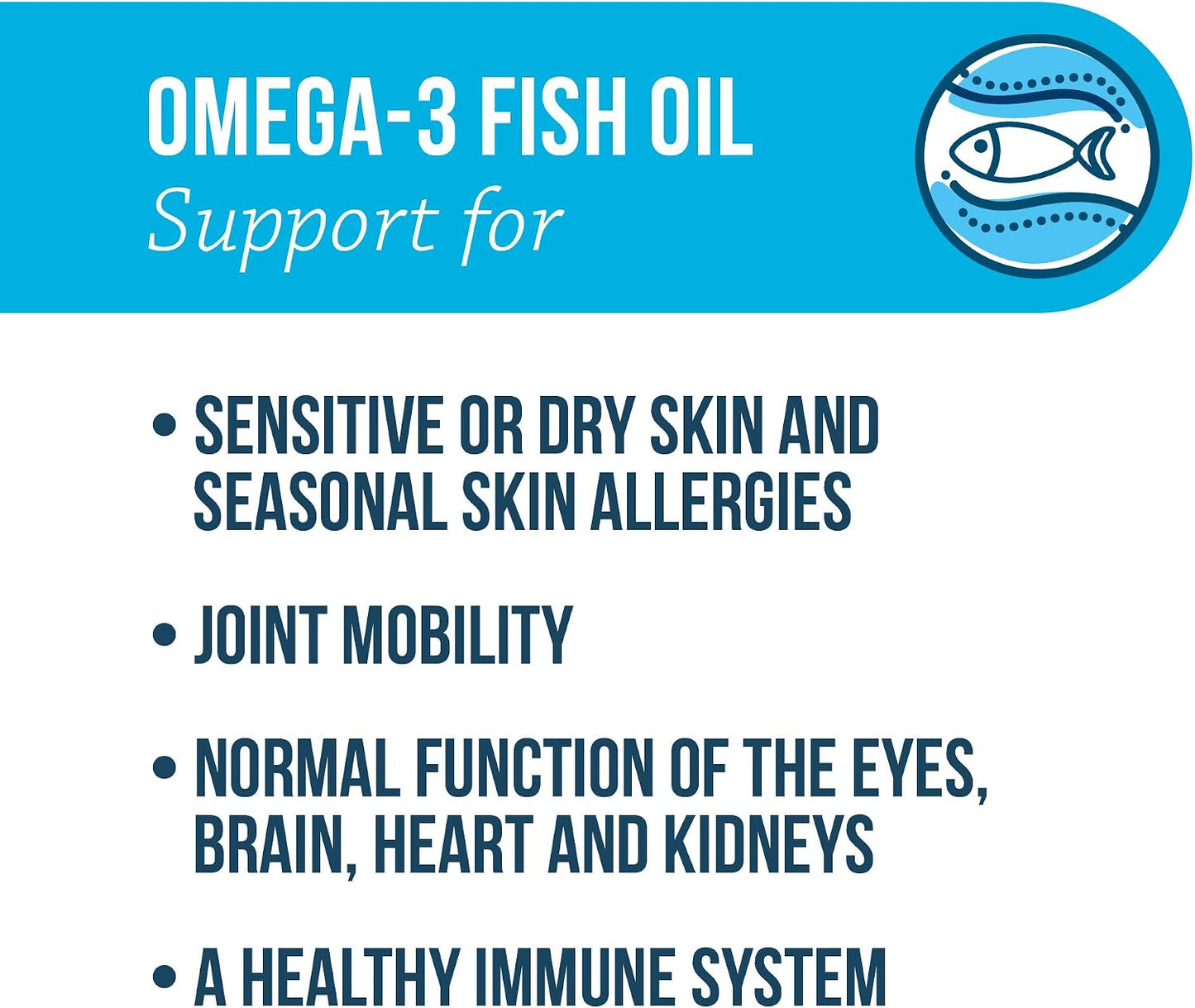 Free Form Snip Tips Omega-3 Fish Oil Liquid Supplement for Small Dogs and Cats, 60 Capsules - görsel 4