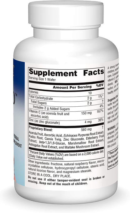 Planetary Herbals Well Child Immune Chewable Wafers, 30 Count