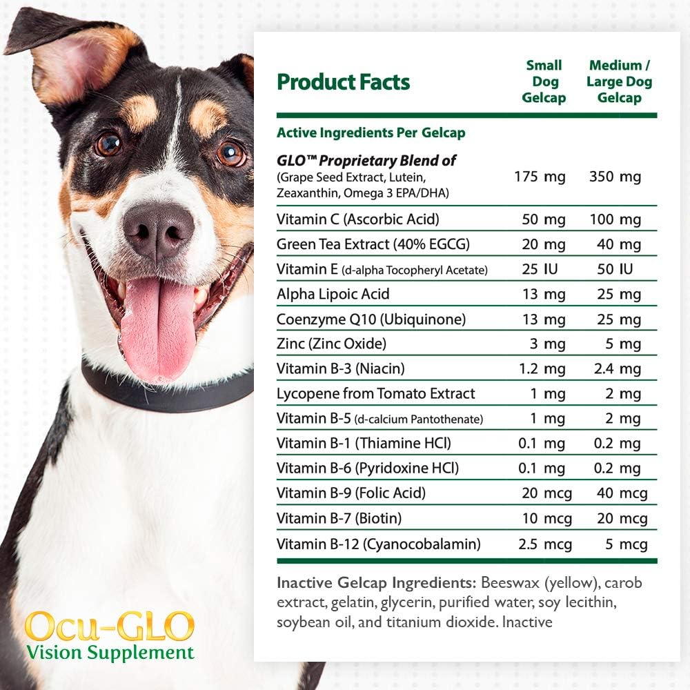 Ocu-GLO Vision Supplement for Medium to Large Dogs (45ct) - görsel 5