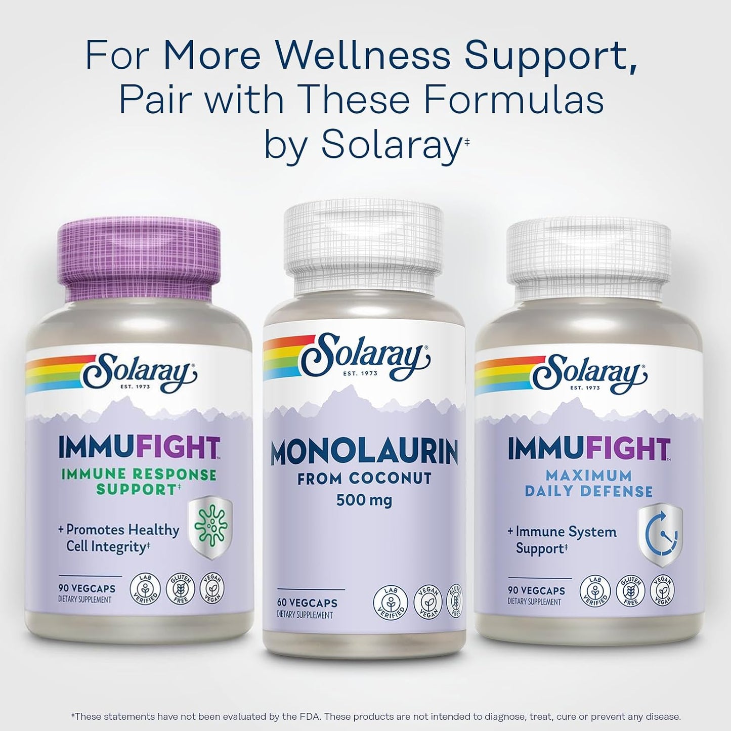 Solaray Monolaurin 500mg - 60 Vegetable Capsules - görsel 8
