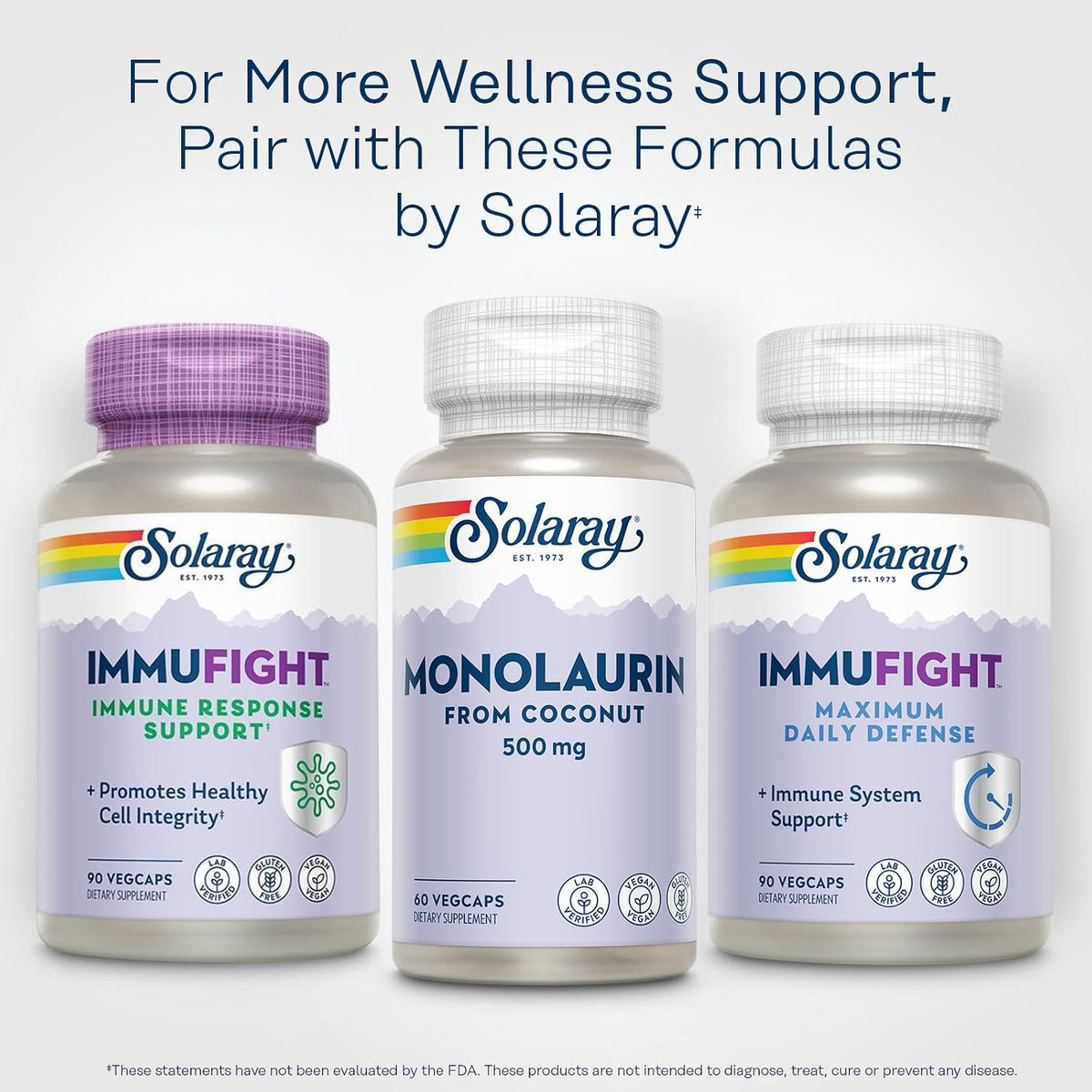 Solaray Monolaurin 500mg - 60 Vegetable Capsules - görsel 8