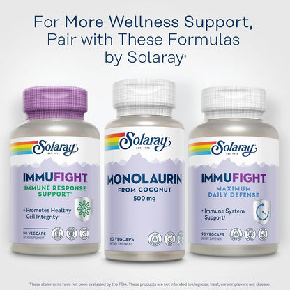 Solaray Monolaurin 500mg - 60 Vegetable Capsules