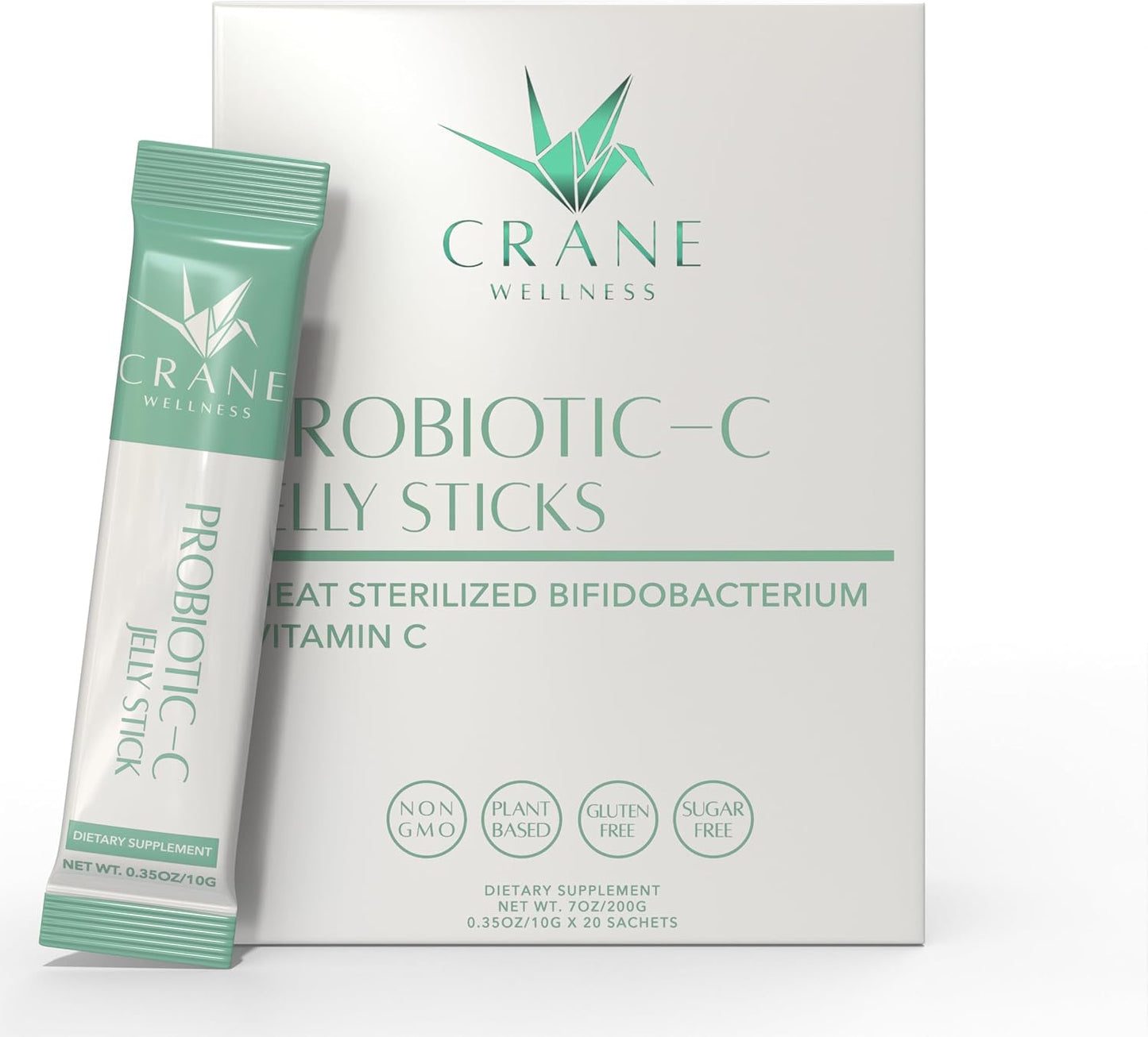 PROBIOTIC-C Jelly Sticks - Bifidobacterium and Vitamin C | Non-GMO, Gluten-free, Vegan | Individual Sachets for Easy on-the-Go Wellness - görsel 1