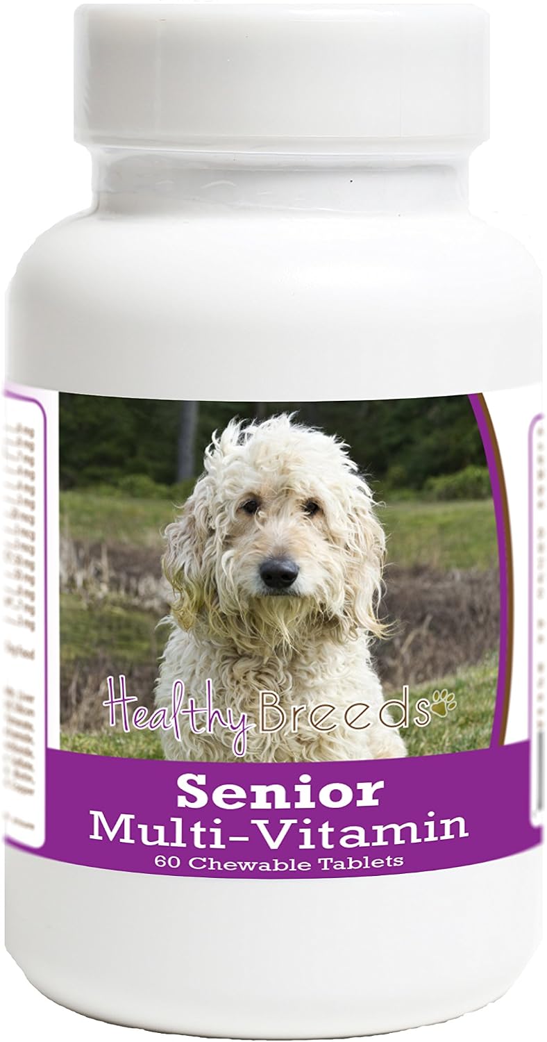 Healthy Breeds Goldendoodle Senior Dog Multivitamin Tablets 60 Count - görsel 1