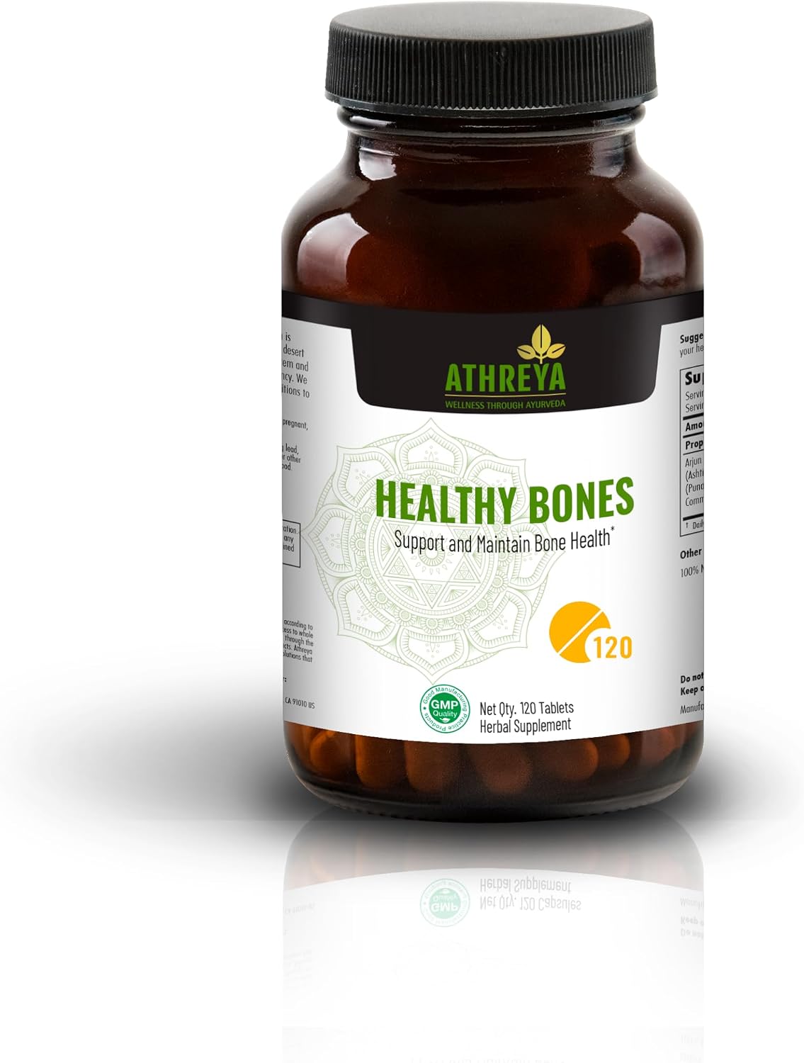 Athreya Herbs Healthy Bones Tablets – Ayurvedic Blend (120 Tablets) - görsel 1