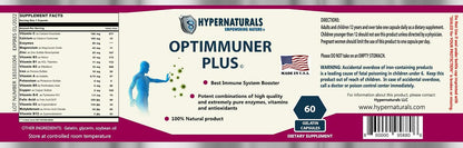 OPTIMMUNER Plus Immune System Booster – Natural Supplement