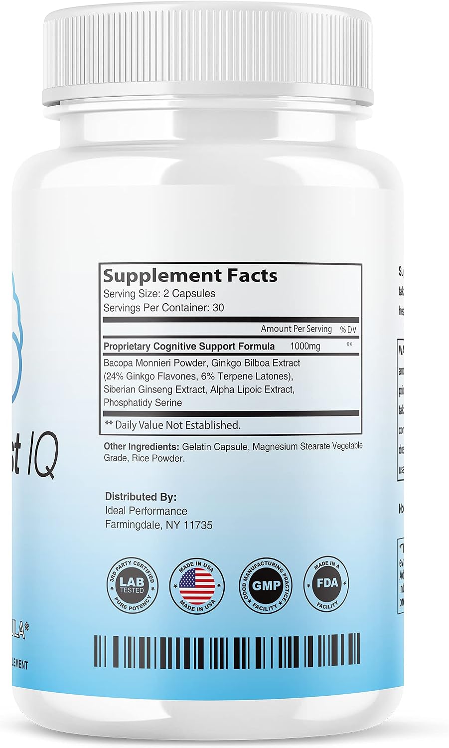 (2 Pack) Neuro Boost IQ Supplement Brain Capsules - 120 Capsules - görsel 2