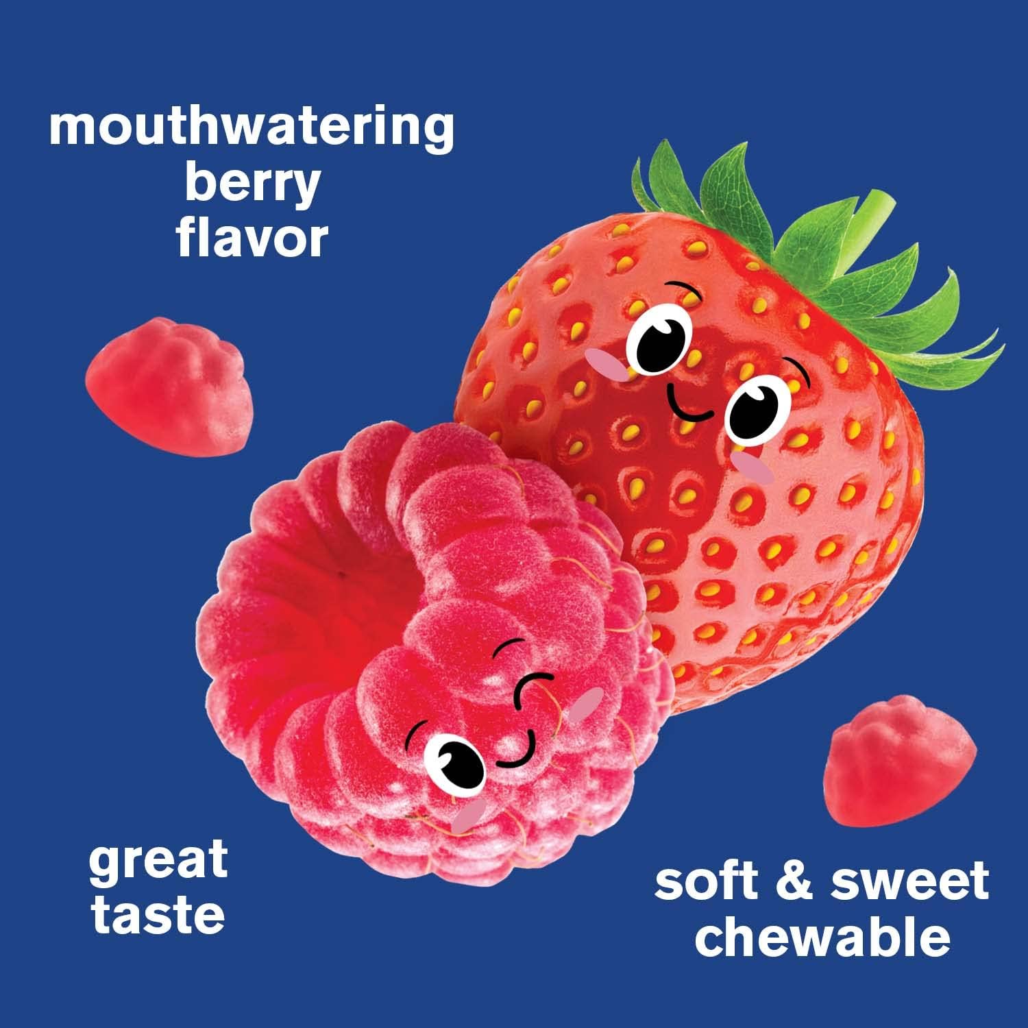 WellYeah Vitamin B12 Gummies for Kids - 1000 mcg, Berry Flavour, 60 Gummies - görsel 4