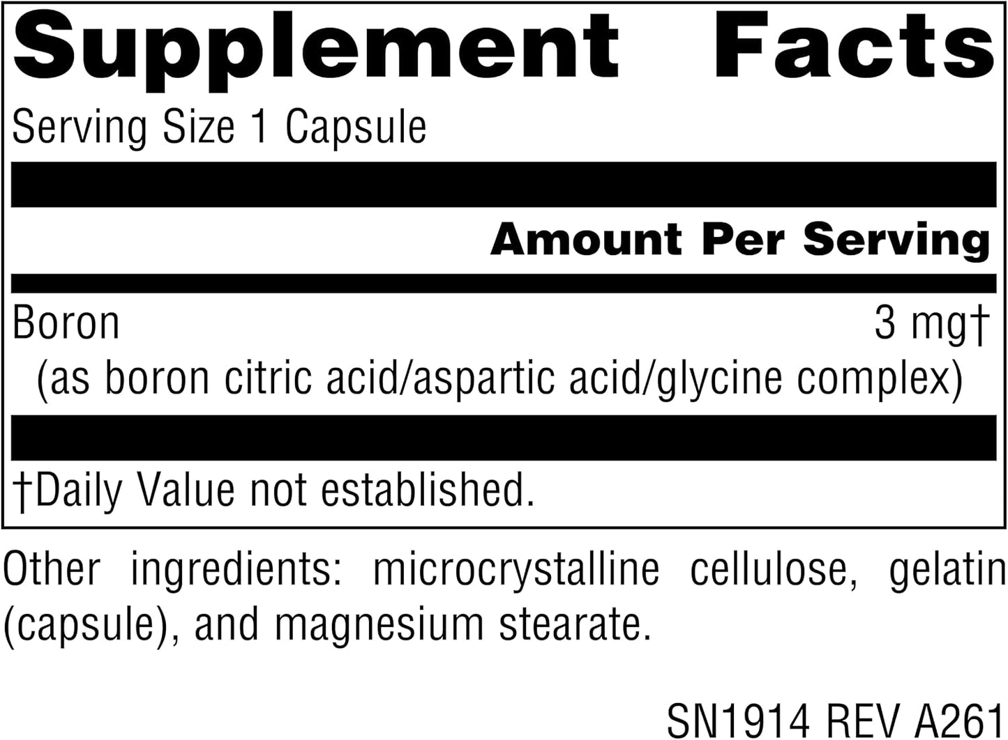 Source Naturals Triple Boron - 3 mg, 200 Capsules - görsel 2