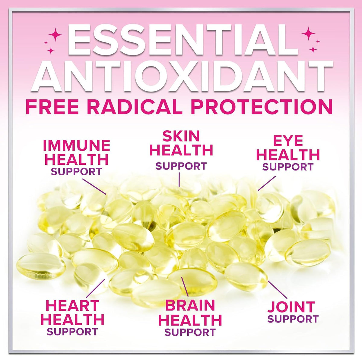Hello Lovely! Vitamin E 180 mg Soft gel capsules - Immune Function & Antioxidant Support - 120 Soft gel capsules - görsel 5