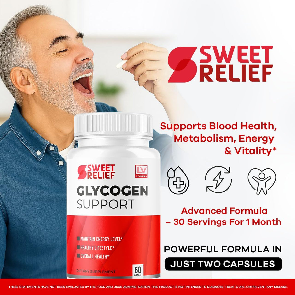 Sweet Relief Capsules (Pack of 2) - 120 Capsules - görsel 2