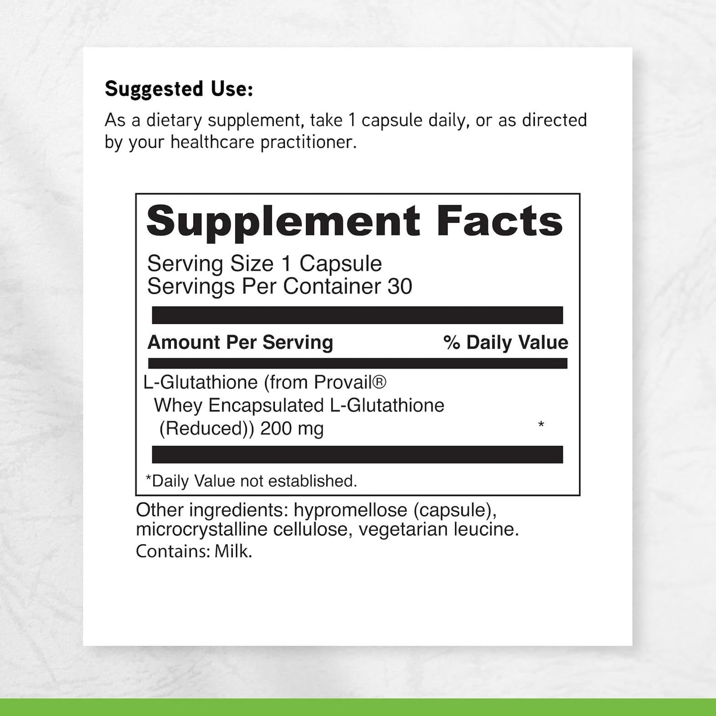 DAVINCI Labs - Glutathione - 30 Capsules - görsel 6