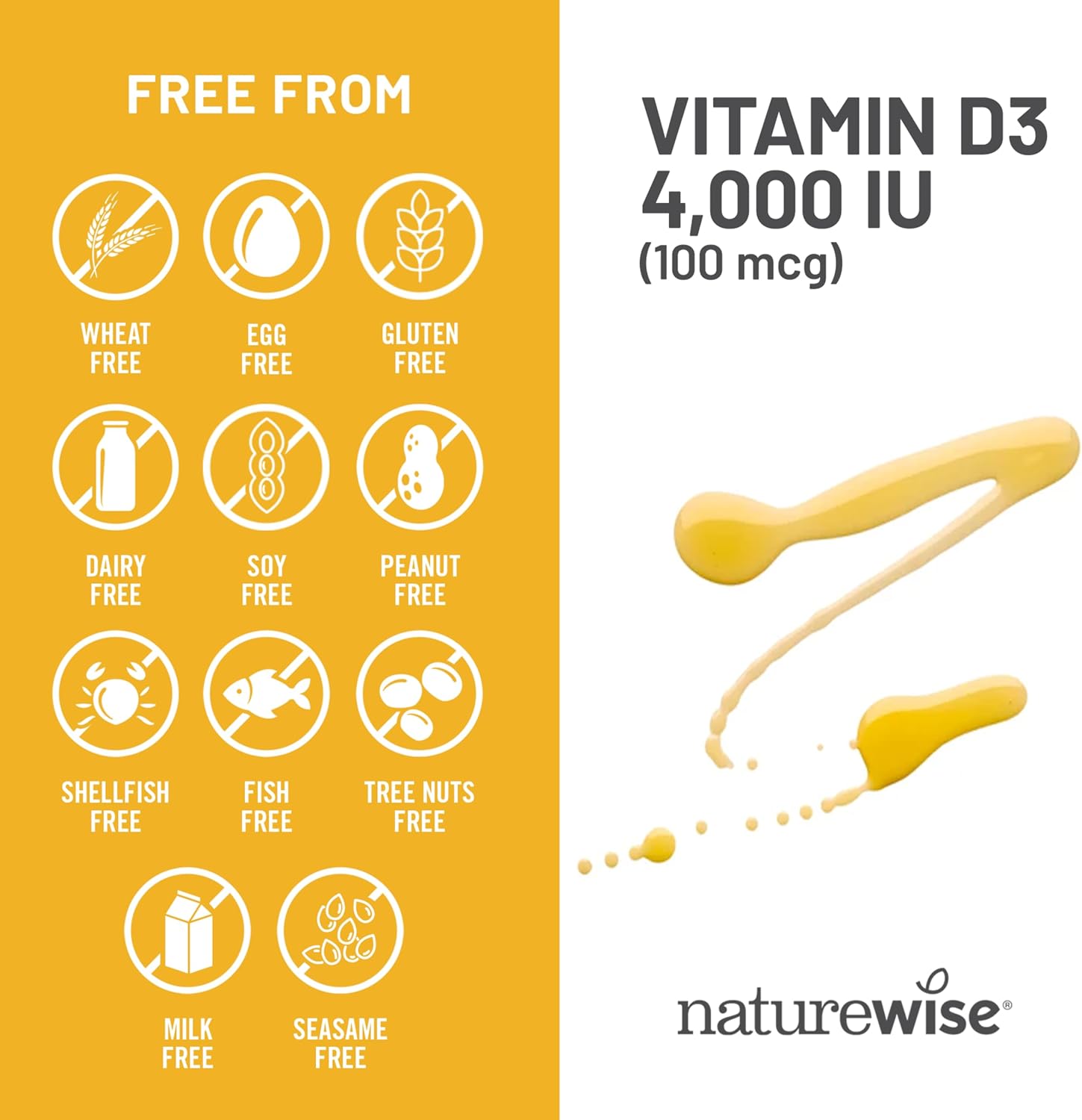NatureWise Vitamin D3 4000 IU (100 µg) – 360 Mini Softgels, One-Year Supply - görsel 9