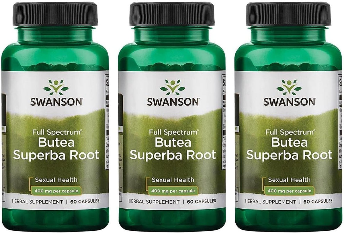 Swanson Butea Superba Root Full Spectrum Intimacy & Sexual Support 400 mg 60 Capsules (Pack of 2) - görsel 8