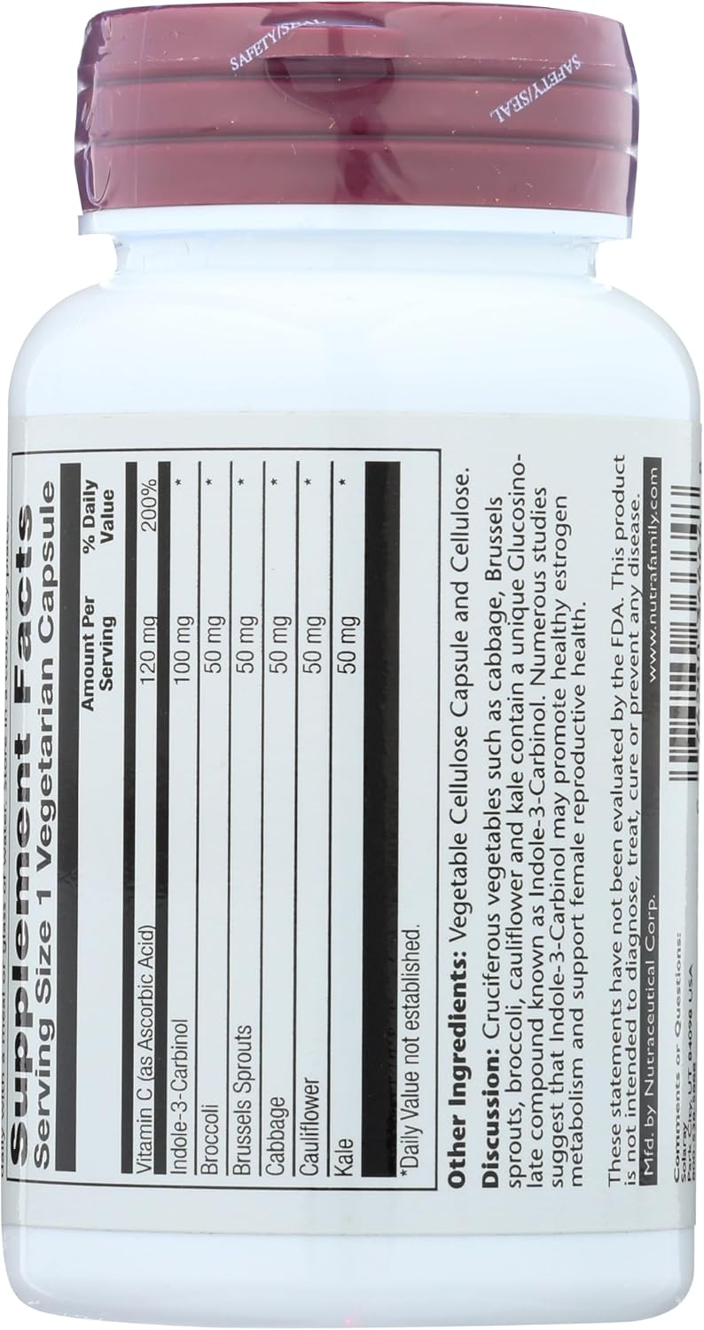 Solaray Indole-3-Carbinol, 30 Capsules 100 mg - görsel 2
