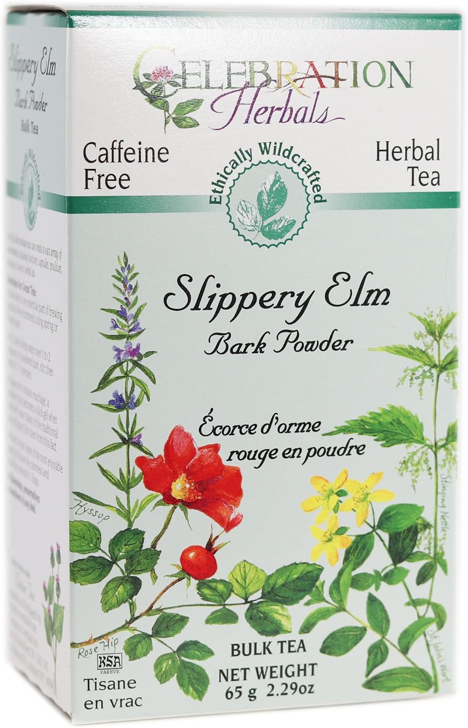 Slippery Elm Bark Powder - Wildcrafted, 65g - görsel 1