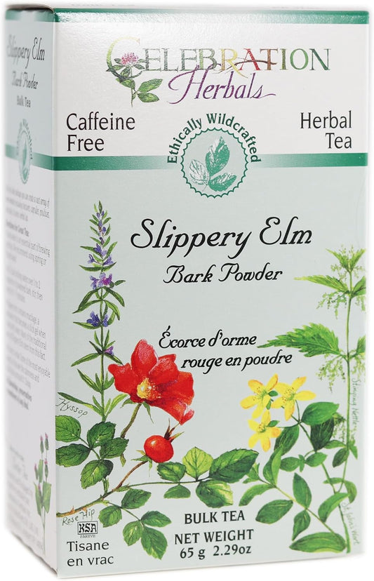 Slippery Elm Bark Powder - Wildcrafted, 65g