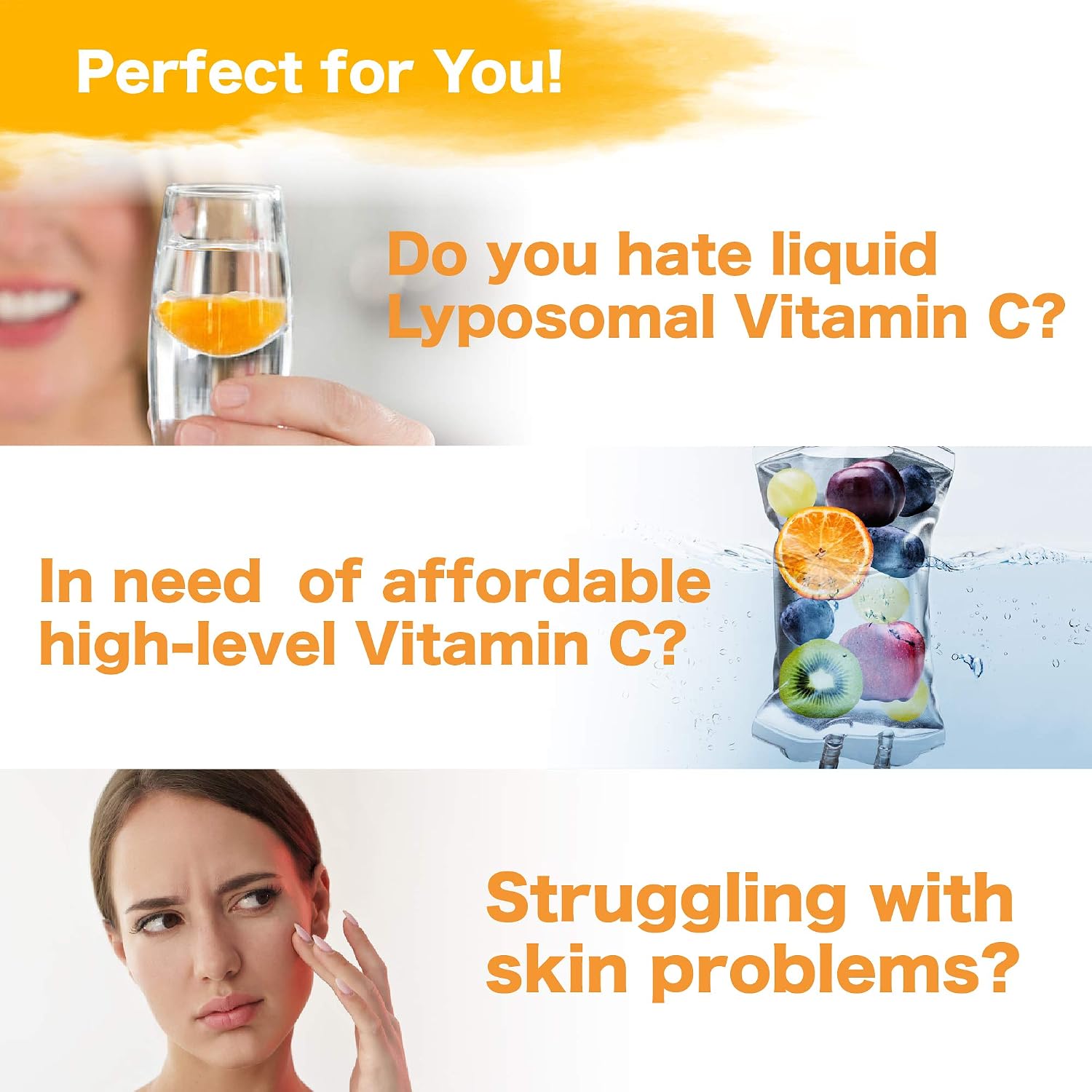 Dr.Plus+ Liposomal Vitamin C Complex, 1500mg per Serving, 180 Capsules - görsel 5