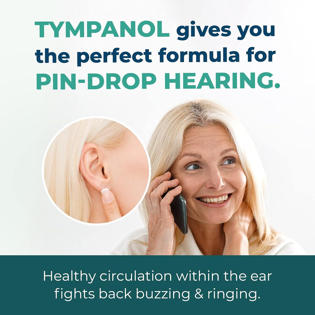 Tympanol – Hearing Supplement with Cognizin – Ear Health Support – 30 Capsules - görsel 5