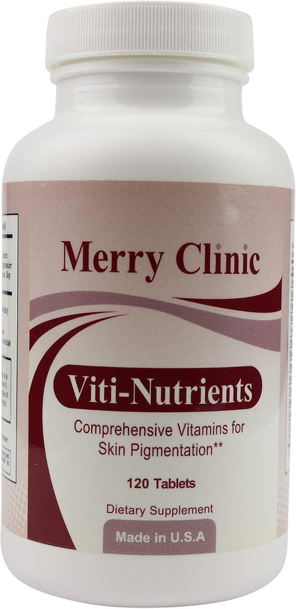 Viti-Nutrients Comprehensive Vitamin Formula for Skin Pigmentation - 120 Tablets