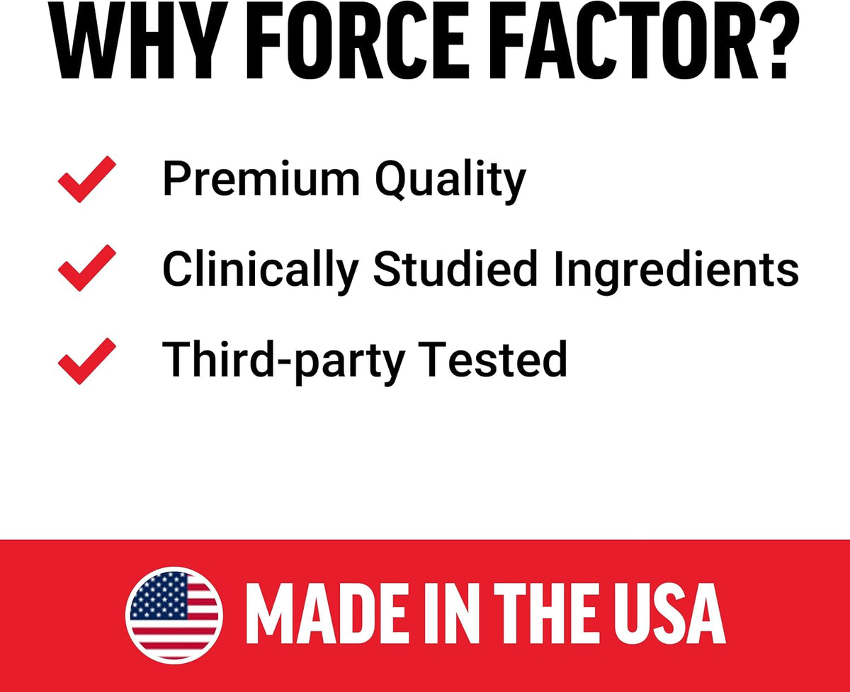 Force Factor Apigenin Food Supplement for Relaxation and Stress Support, Powerful Bioflavonoid and Antioxidant, Apigenin 50mg, Premium Quality, Vegan, Non-GMO, 60 Capsules (Packaging May Vary) - görsel 6