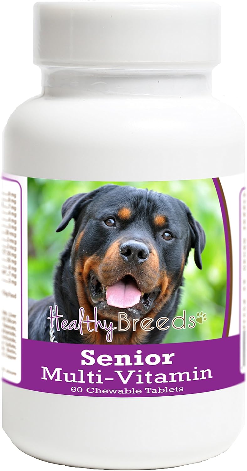Healthy Breeds Rottweiler Senior Dog Multivitamin Tablets 60 Count - görsel 1