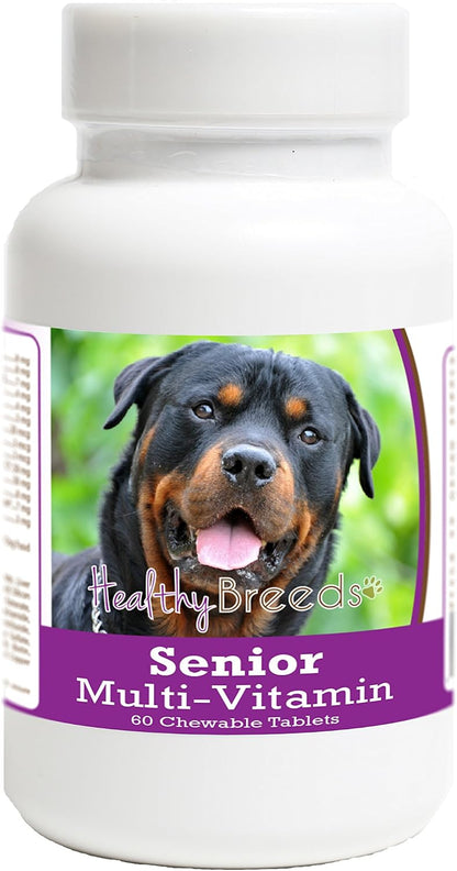 Healthy Breeds Rottweiler Senior Dog Multivitamin Tablets 60 Count