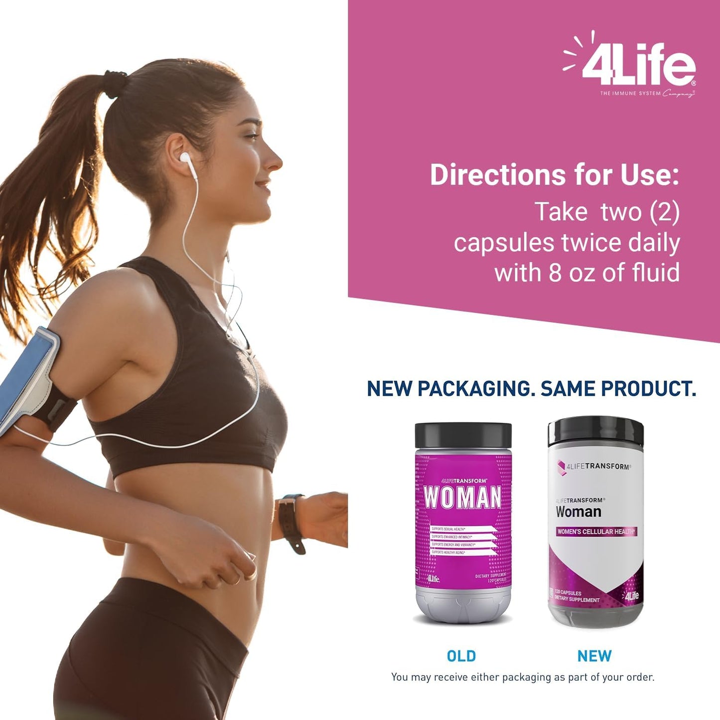 4Life Transform Woman Wellness Support – L-Citrulline, Velvet Bean, Evening Primrose – 120 Veggie Capsules - görsel 4