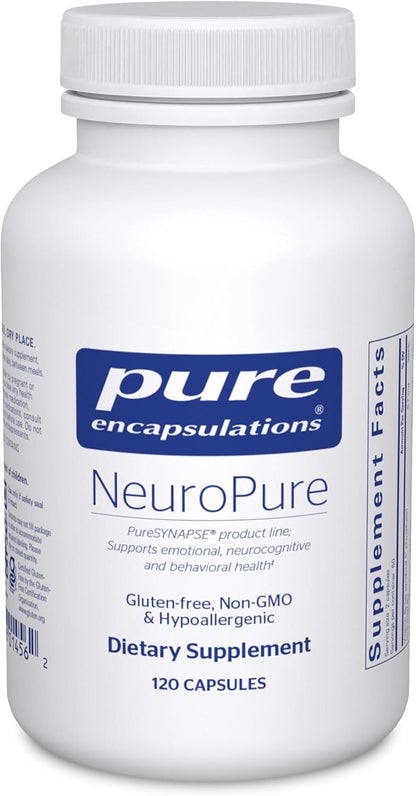 Pure Encapsulations NeuroPure | Hypoallergenic Supplement for Calmness and Stress Relief | 120 Capsules