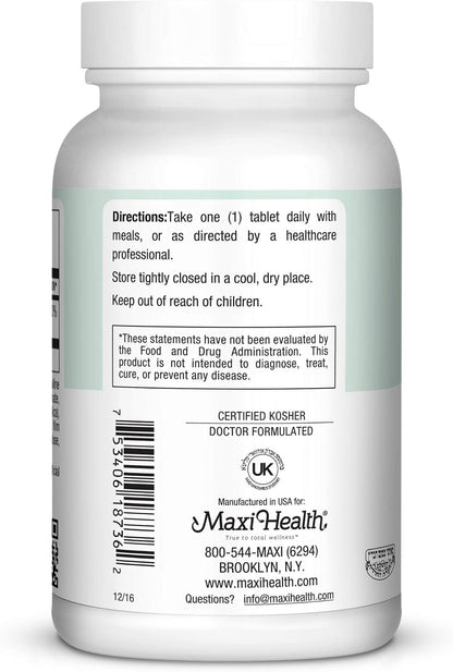 Maxi-Health Vitamin D3 1000 IU - for Healthy Muscle Function, Bone Health and Immune Support – 360 Tablets – Kosher Supplement