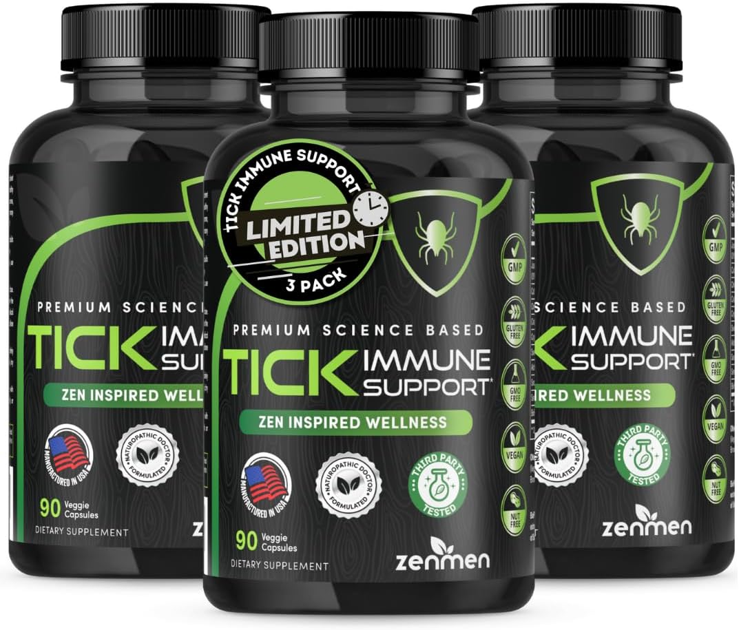 Zenmen Tick Preparedness Method Bundle - – Tick-Immune Support: A proprietary blend of nutrients and botanicals – Image 1