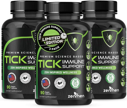 Zenmen Tick Preparedness Method Bundle - – Tick-Immune Support: A proprietary blend of nutrients and botanicals – Image 1
