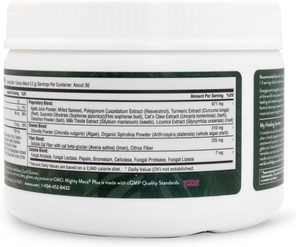 VIDAPURA Mighty Maca Plus Mango Superfood Greens Powder – Sugar-Free, Vegan, Alkaline, 30-Day Supply - görsel 3