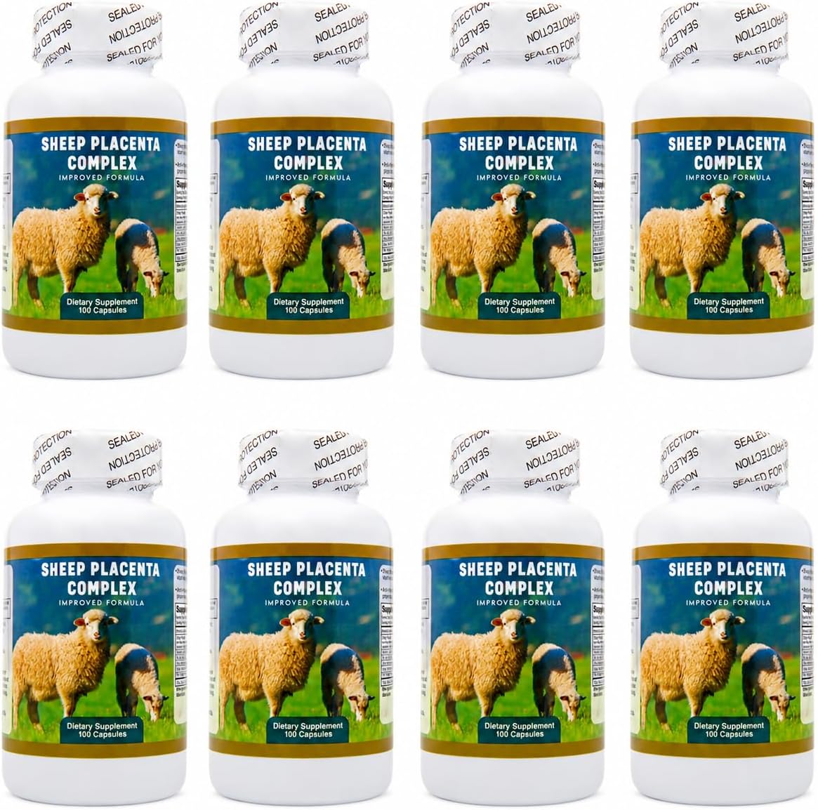 Sheep Placenta Complex 100 Capsules – Pack of 8 - görsel 1