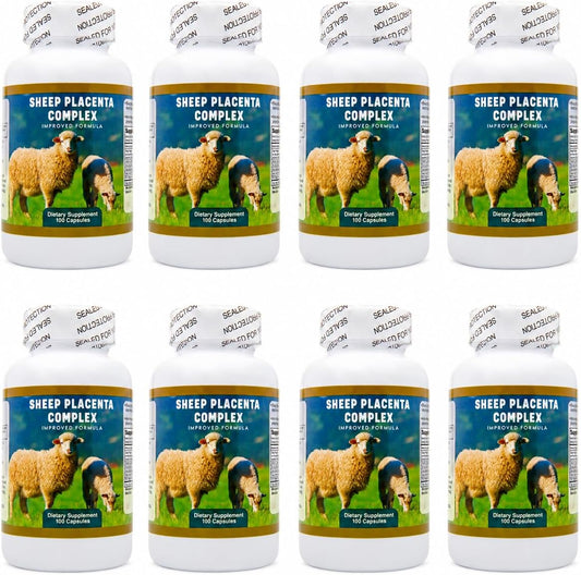 Sheep Placenta Complex 100 Capsules – Pack of 8